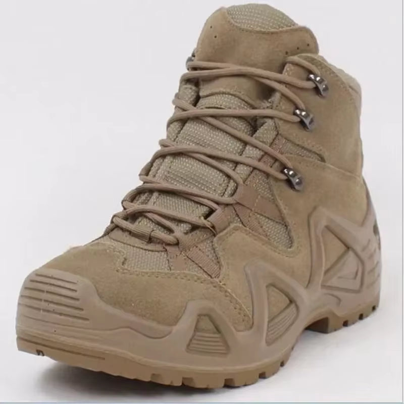 Men Casual Hunting Ankle Boots Outdoor Tactical Hiking Man Boot Hunting Work Boots for Motorcycle Shoes Botas Militares