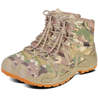Men Casual Hunting Ankle Boots Outdoor Tactical Hiking Man Boot Hunting Work Boots for Motorcycle Shoes Botas Militares