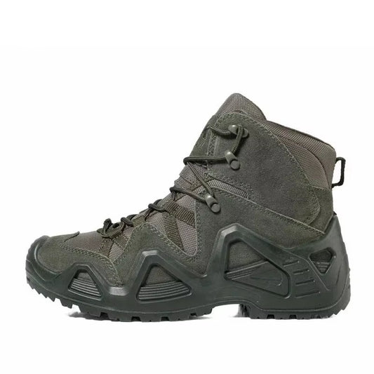 Men Casual Hunting Ankle Boots Outdoor Tactical Hiking Man Boot Hunting Work Boots for Motorcycle Shoes Botas Militares